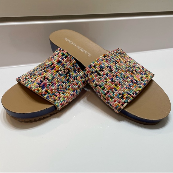 Sondra Roberts Studded Slide - Picture 2 of 4